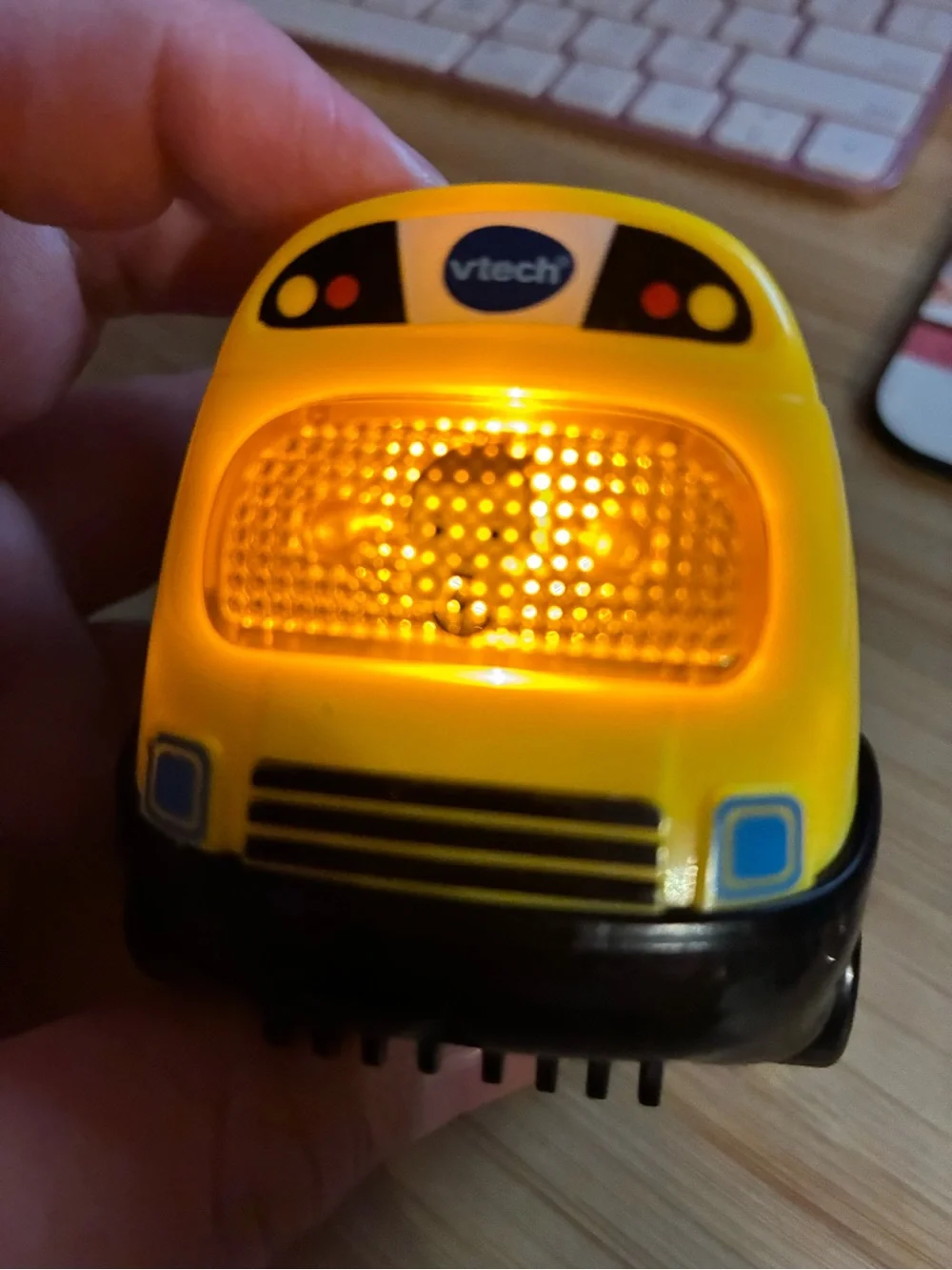 V-Tech School Bus and smart wheels green Van